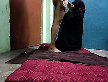 I banged my friend's ex-wife in Hijab alone in her house and put my dong's juice in her vagina