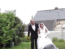 Hairy french mature bride gets her ass pounded and fist fucked