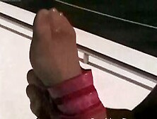 Licking toes in pantyhose is our secret fetish