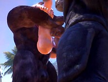 Monsters with Horse Cocks Banged! big boobed blonde | Huge Penis