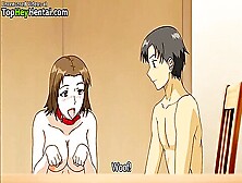 Hentai Large-Breasted Teenager Has Rough Sex With Gr