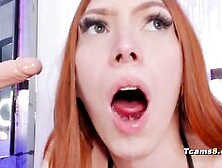 Seductive Sissy Trap Sucking Dildo