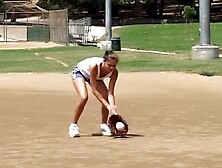 Baseball girls wollen vom Trainer gebumst werden