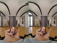 Lustful Blonde Summer Vixen Working On Your Endurance Vr Porn