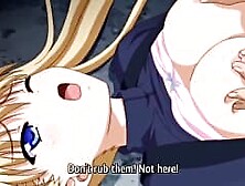 Jovens amantes hentai se beijam e se acariciam na época do Natal