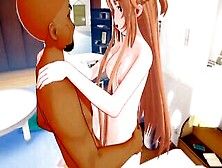 Sword Art Online: Agil Spotted Asuna's Solo And Fuck Her Hard