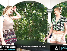 Girlsway - caring masseur rebecca vanguard gives stressed babe Octavia Red a relieving massage