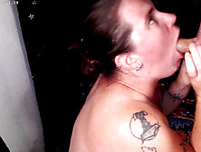 Deepthroat session in the morning with German cougar Heissesrotkaeppchen