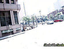 Shake the Snake - Sexy Tattooed Babe gets her Mouth Banged by Giant Rod