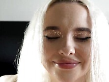 I caught her during the time that this babe was licking own snatch