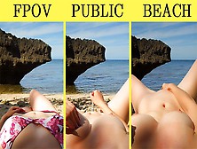 Fpov,  Public Beach Masturbates,  Amateurs,  Lionrynn