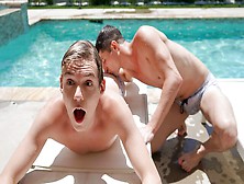 Brother Crush - Fun Contest Leads To Poolside Anal With Taylor Reign,  Jack Bailey