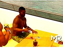 Retrieving The Past - Men Relaxing On Yacht E3 # 6