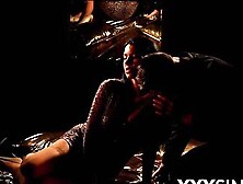 XXX SINFUL - Babe rides vigorously after sensual pussylicking and blowjob