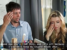 CUCK4K.  Sexually excited doctor massaged her twat...  in front of spouse