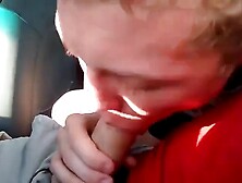 Gargling my mate's meaty man rod in the camper