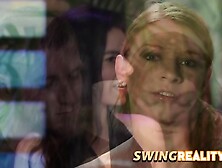 Lust and passion in one place,  swingers are having a big and naughty orgy at the Swing House.