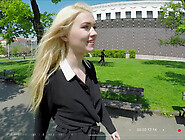 Polish tourist Misha fucks big foreign cock POV