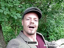 OUTDOOR-German DAD fucks MILF with GLASSES! SEX-FREUNDSCHAFTEN