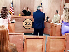 Sexcourt! A Case Of Tit For Spat Natalia Starr, Chantal Danielle Brazzers