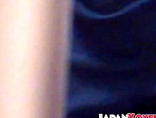 Exotic4K - Hot Asian teen gets caught in public bathroom while masturbating