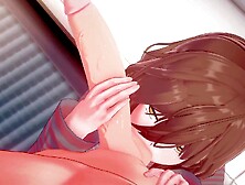 My stepsister gives me a hard handjob while she sucks on my balls in Twisted World #63