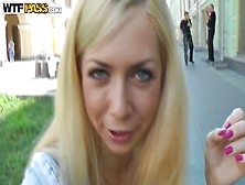 Beautiful Blond Babe Isis Getting Fucked After A Walk At A Museum