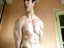 Super-Sexy Teenager Pec Flexing!