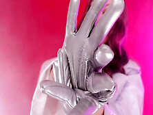 Asmr: Silver Bizarre Gloves - By Arya Grander