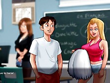 MY STEPMOM GETS ME MASTURBATING IN HER UNDERCLOTHES - Summertime Saga