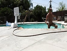 Naked Pool Basketball.