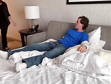 Stepson Makes A Mess Of Hotel Room And Then A Bigger Mess On His Hot Milf Stepmom Dan