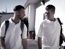 Nerdy Babe Shows Wild Fucking Skills In A 3some (kristen - Xander Corvus And Seth Gamble