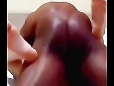 After the birthday fresh blonde rides her snatch for the first time on a gigantic african wang