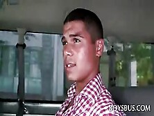 Hot Amateur Dude Riding The Boys Bus For Sex