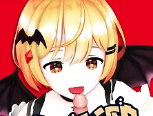 Mmd R18 Vampire Vtuber 3D Hentai She Suck Cum Not Red Fluid 3D Hentai