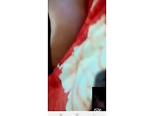 Sex Tape call talking to my comadre showing me her big