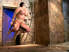 Bound In A Chair With A Vibrator Perfectly Stuck On Her Clitlets Just Watch Her Suffer And Cum