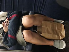Chinese Upskirt On Train,  Almost