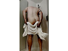 Chubby Guy Shower Time