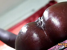 BLACK GIRL ENJOYS DEEP ANAL STROKES,  BEGGS PUSSY INSIDE BEHIND