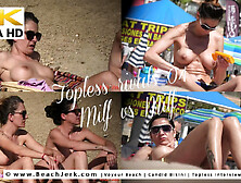 Topless Rivals 04 - Milf Vs Milf - Beachjerk