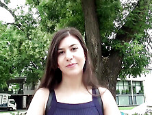 Skinny German Teen Anya Krey Blowjob & Facial Casting Fuck