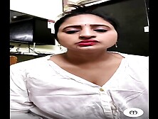 Telegu Instagram Tango Model In Shirt And In Bra Showing 16/02/24