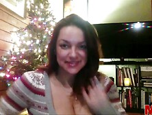 Monica Mendez - Christmas Sweater Webcam 1