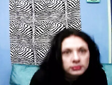 Black haired lady in cute stocking got destroyed by massive penis