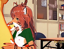 Furry Futanari Asian Cartoon 3D - Dog Futanari and Tiger Whore bj and slammed with cream pie - Hentai Manga Asian Yiff Hentai Po