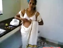 tamil show boobs in kitchen