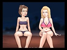 Fun In The Sun In Summertime Saga: Spinning The Bottle Game With Roxxy And Friends