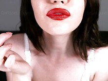 Red Lips Mouth Tease